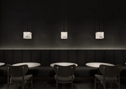 Customizable Crystal Pixels Chandelier with Adjustable Lighting & Mode