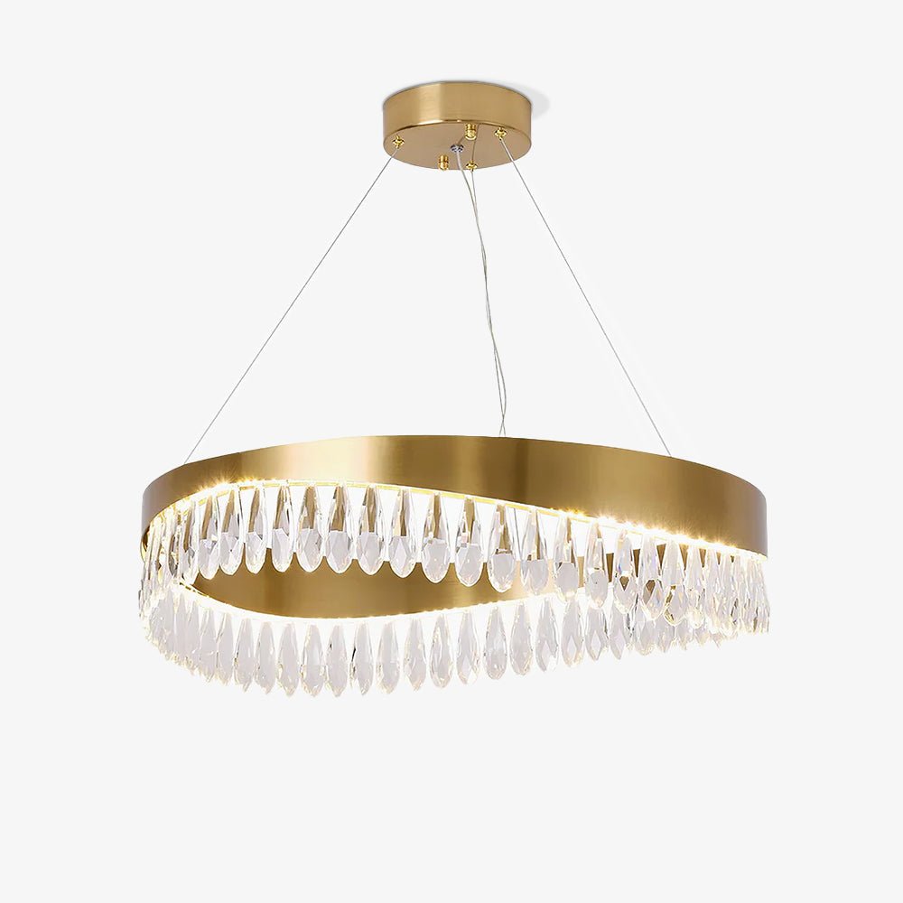 Elegant Crystal Sticks Chandelier with Adjustable Lighting & Modern De