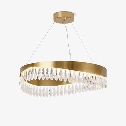 Elegant Crystal Sticks Chandelier with Adjustable Lighting & Modern De