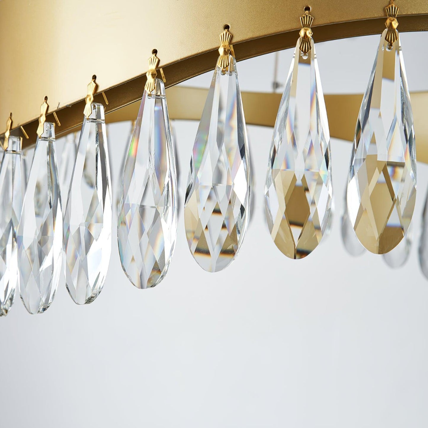 Elegant Crystal Sticks Chandelier with Adjustable Lighting & Modern De