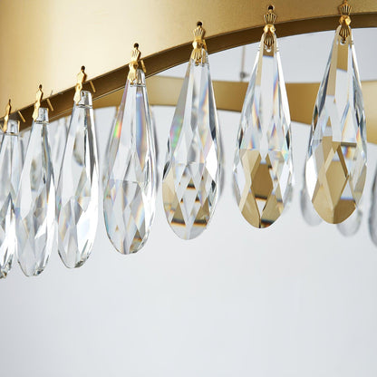Elegant Crystal Sticks Chandelier with Adjustable Lighting & Modern De