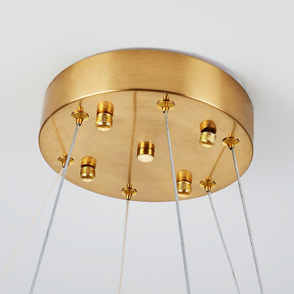 Elegant Crystal Sticks Chandelier with Adjustable Lighting & Modern De