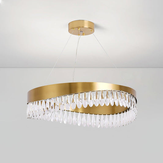 Elegant Crystal Sticks Chandelier with Adjustable Lighting & Modern De