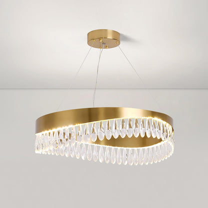 Elegant Crystal Sticks Chandelier with Adjustable Lighting & Modern De