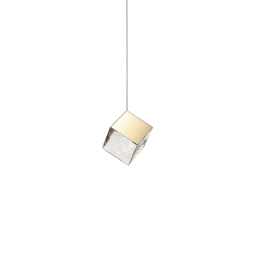 Cubic Luster Cascade Chandelier – Elegant Design with Adjustable Heigh