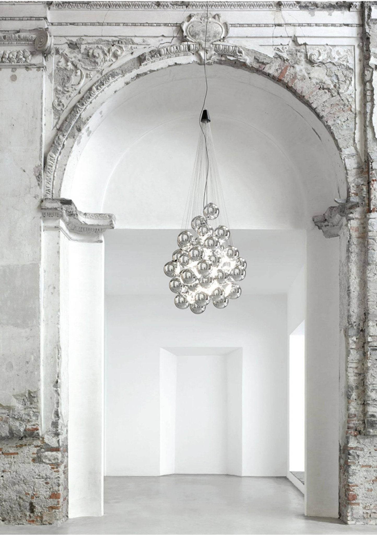 Cumulus Cascade Chandelier - Elegant Design with Adjustable Height & L