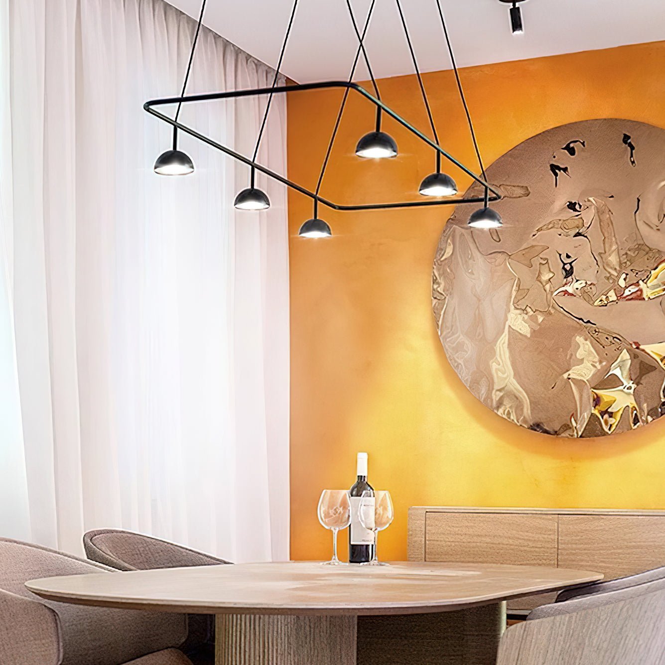 Cupolina Chandelier - Elegant Design with Adjustable Brightness & Ener