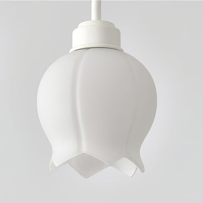 Curved Arm Bell Chandelier - Elegant Design with Adjustable Height & L