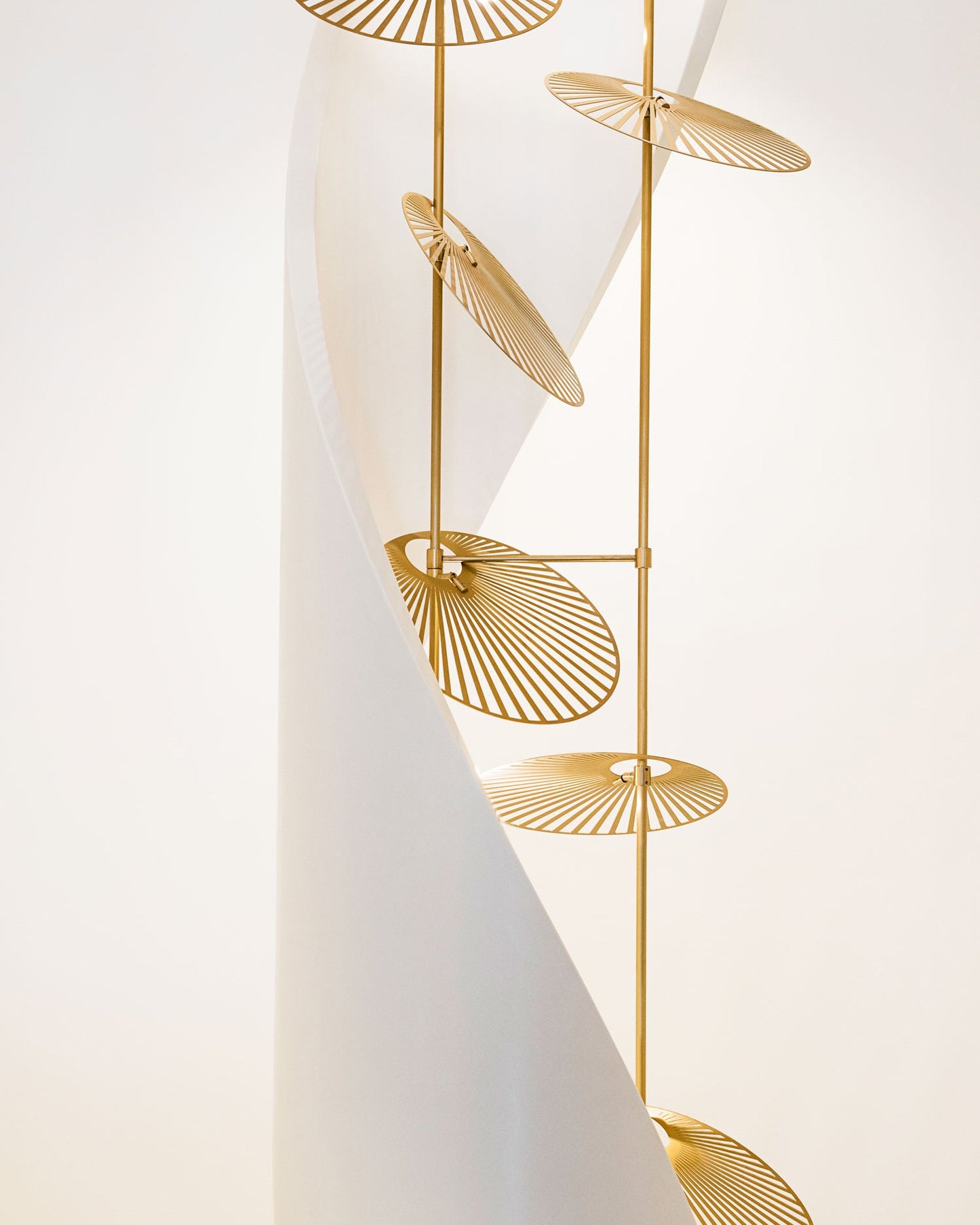 Cattail Leaf Chandelier - Elegant Design with Adjustable Height & Warm