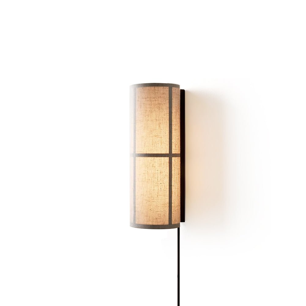 Cylinder Plug-in Wall Lamp with Adjustable Brightness & Modern Design