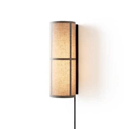 Cylinder Plug-in Wall Lamp with Adjustable Brightness & Modern Design