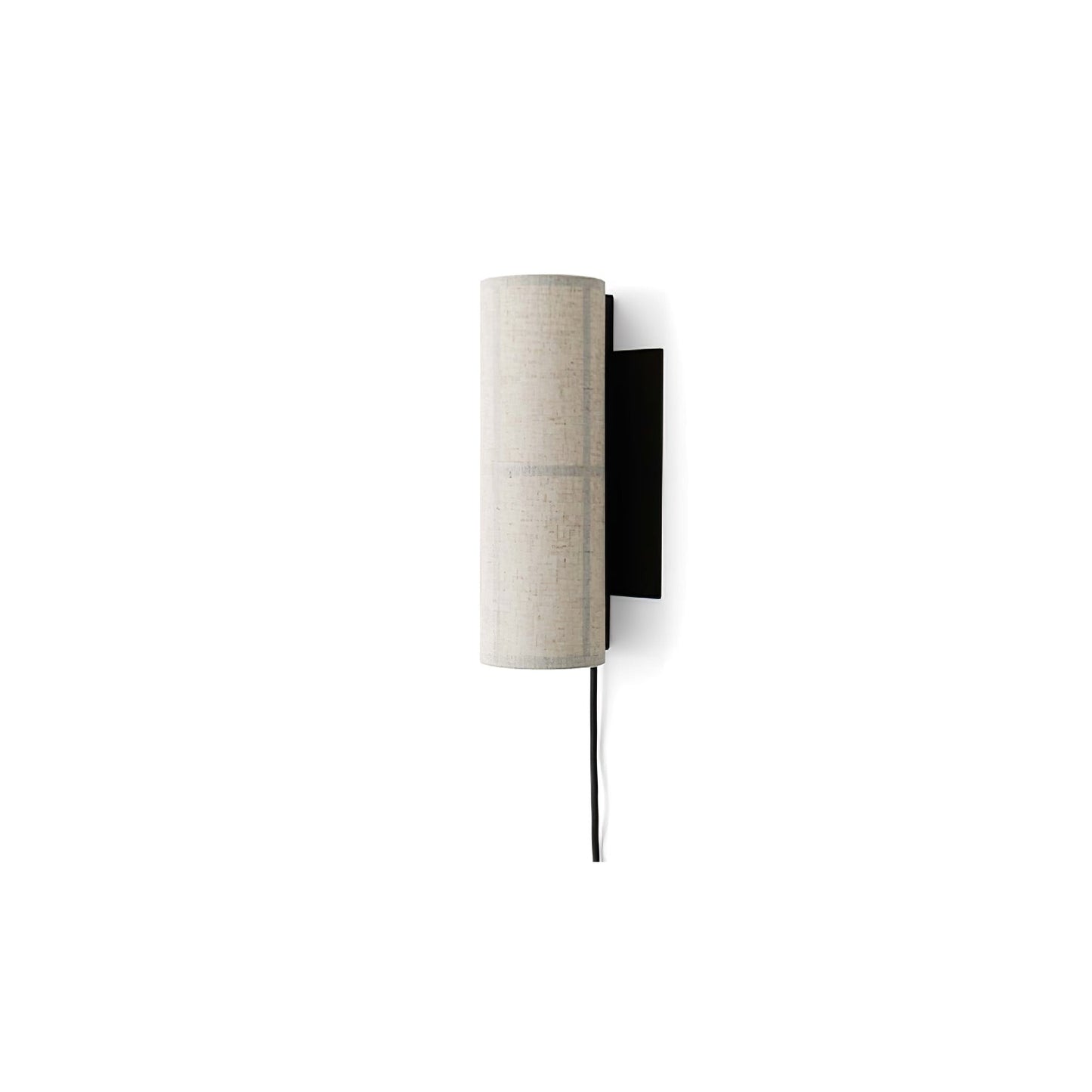 Cylinder Plug-in Wall Lamp with Adjustable Brightness & Modern Design