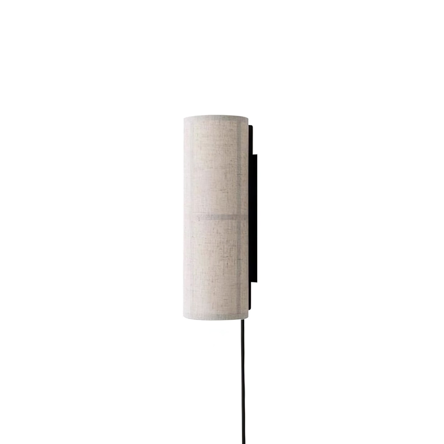 Cylinder Plug-in Wall Lamp with Adjustable Brightness & Modern Design