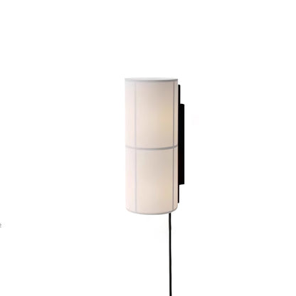 Cylinder Plug-in Wall Lamp with Adjustable Brightness & Modern Design