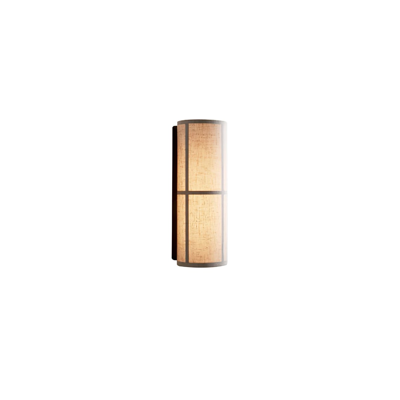 Cylinder Plug-in Wall Lamp with Adjustable Brightness & Modern Design