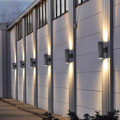 Cylindrical Outdoor Wall Light - Weatherproof, Energy-Efficient LED