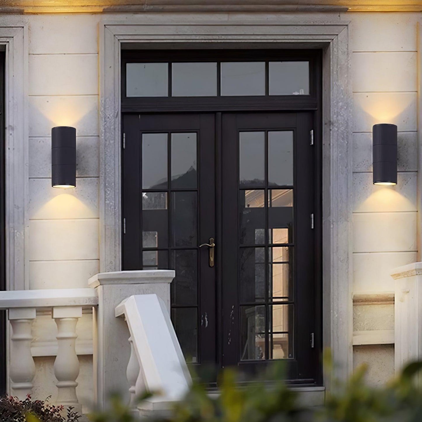 Cylindrical Outdoor Wall Light - Weatherproof, Energy-Efficient LED