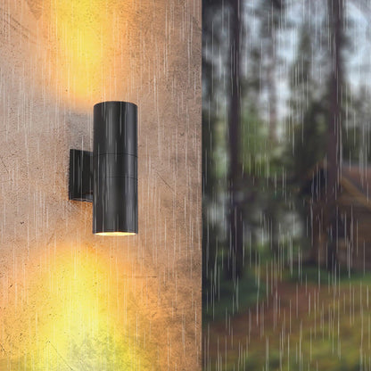 Cylindrical Outdoor Wall Light - Weatherproof, Energy-Efficient LED
