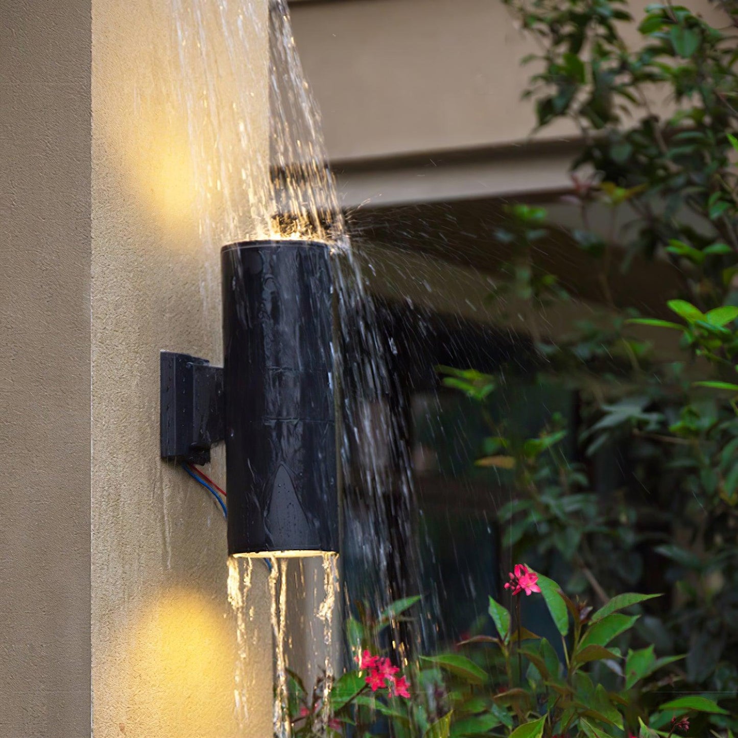 Cylindrical Outdoor Wall Light - Weatherproof, Energy-Efficient LED