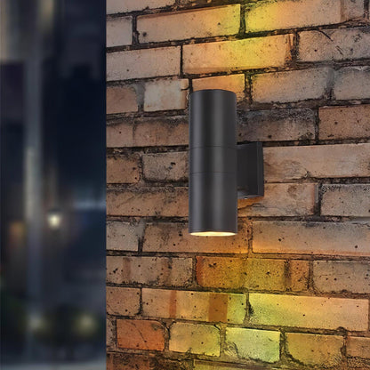 Cylindrical Outdoor Wall Light - Weatherproof, Energy-Efficient LED