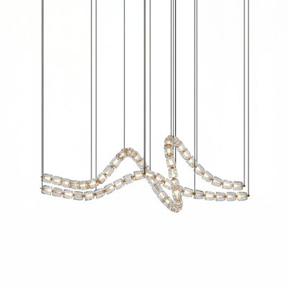 Gabriel Gold Chandelier - Elegant Design with Adjustable Brightness
