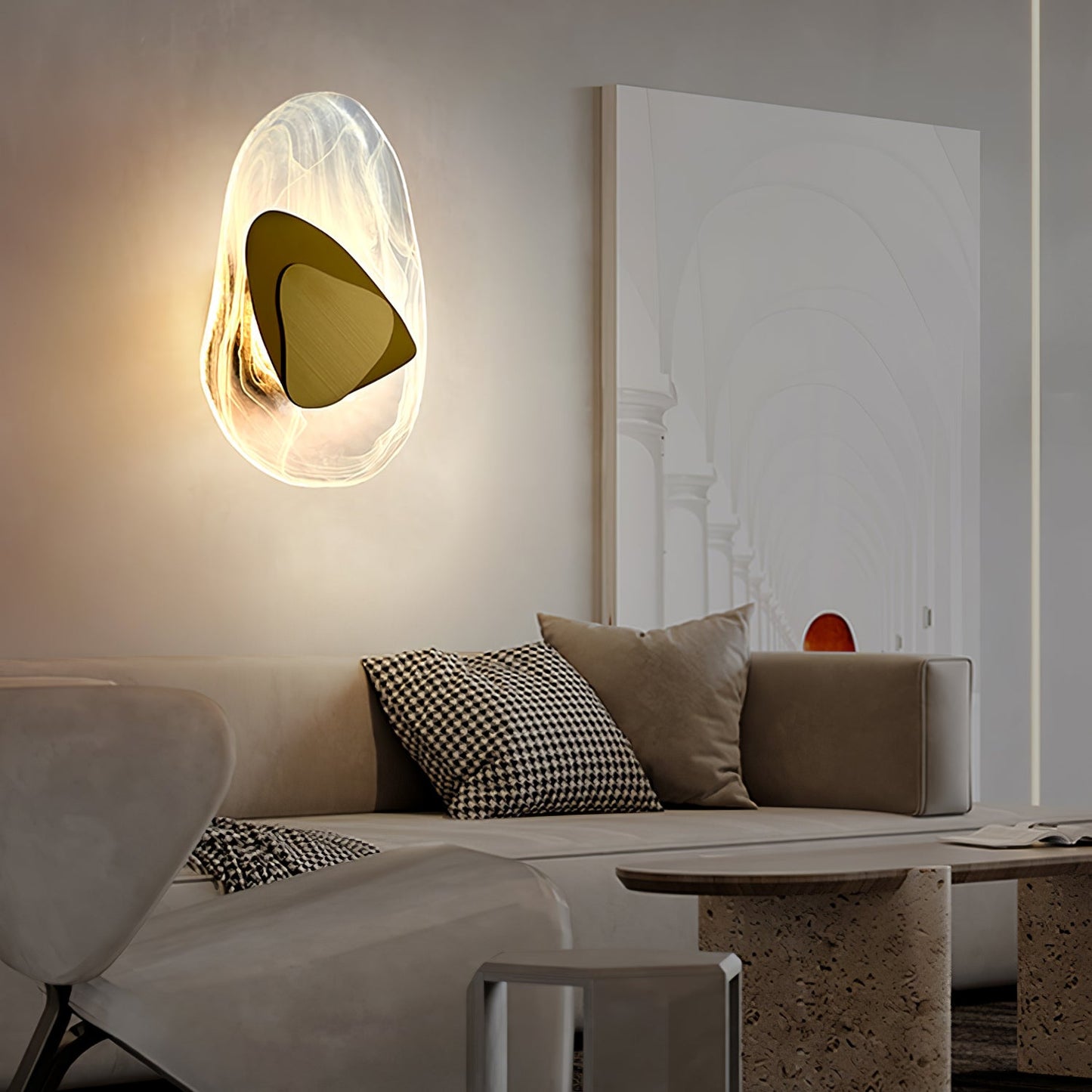 DC1725 Professional Wall Lamp with Adjustable Brightness & Modern Desi