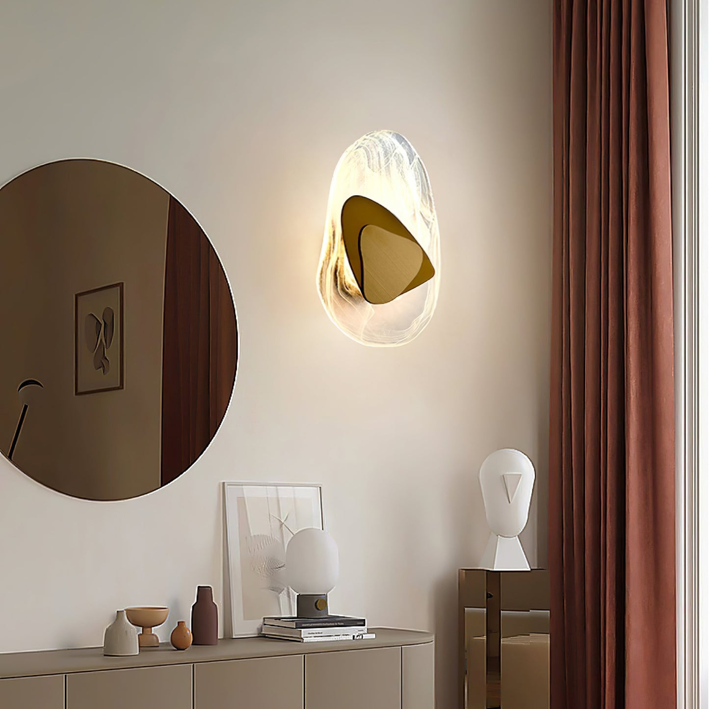 DC1725 Professional Wall Lamp with Adjustable Brightness & Modern Desi