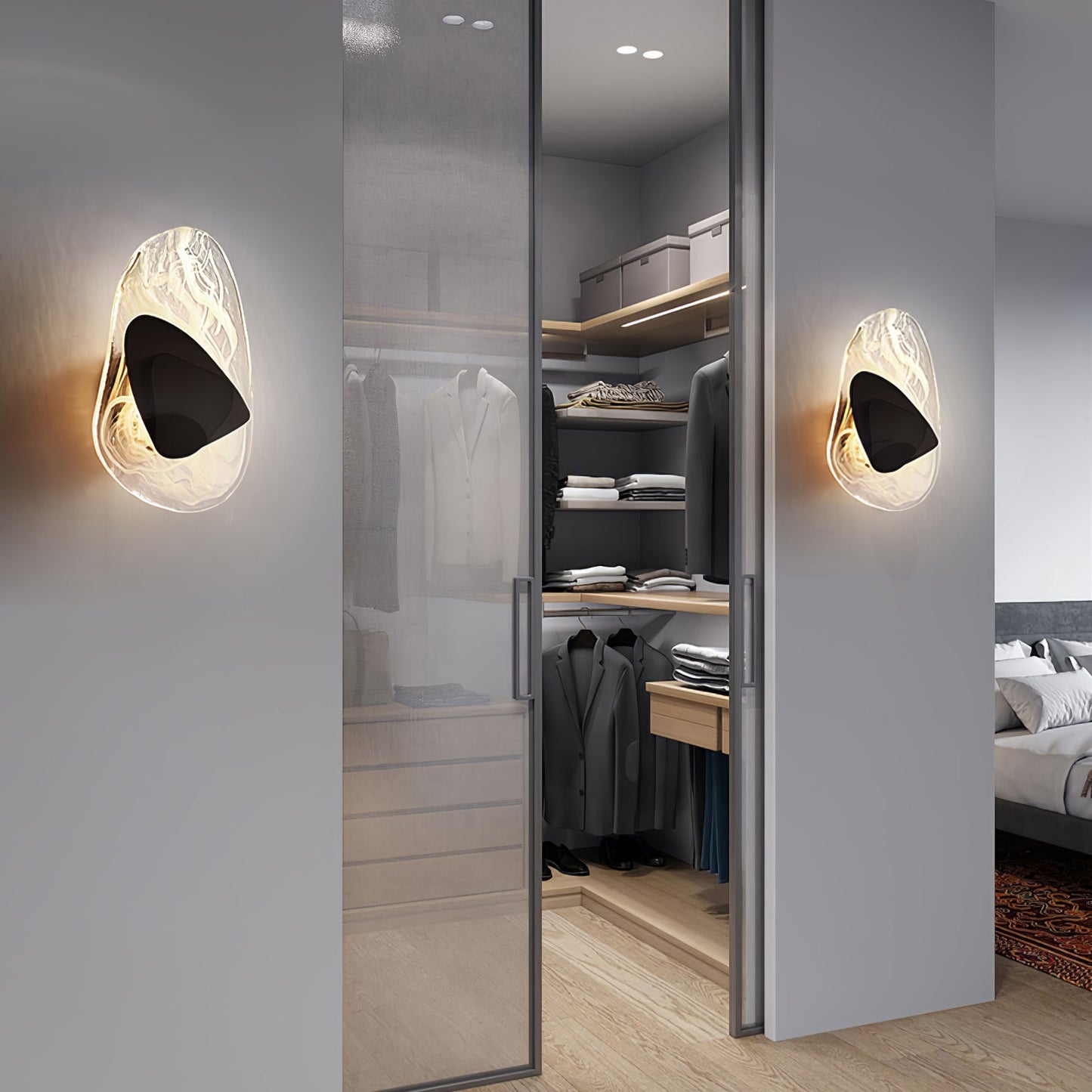 DC1725 Professional Wall Lamp with Adjustable Brightness & Modern Desi