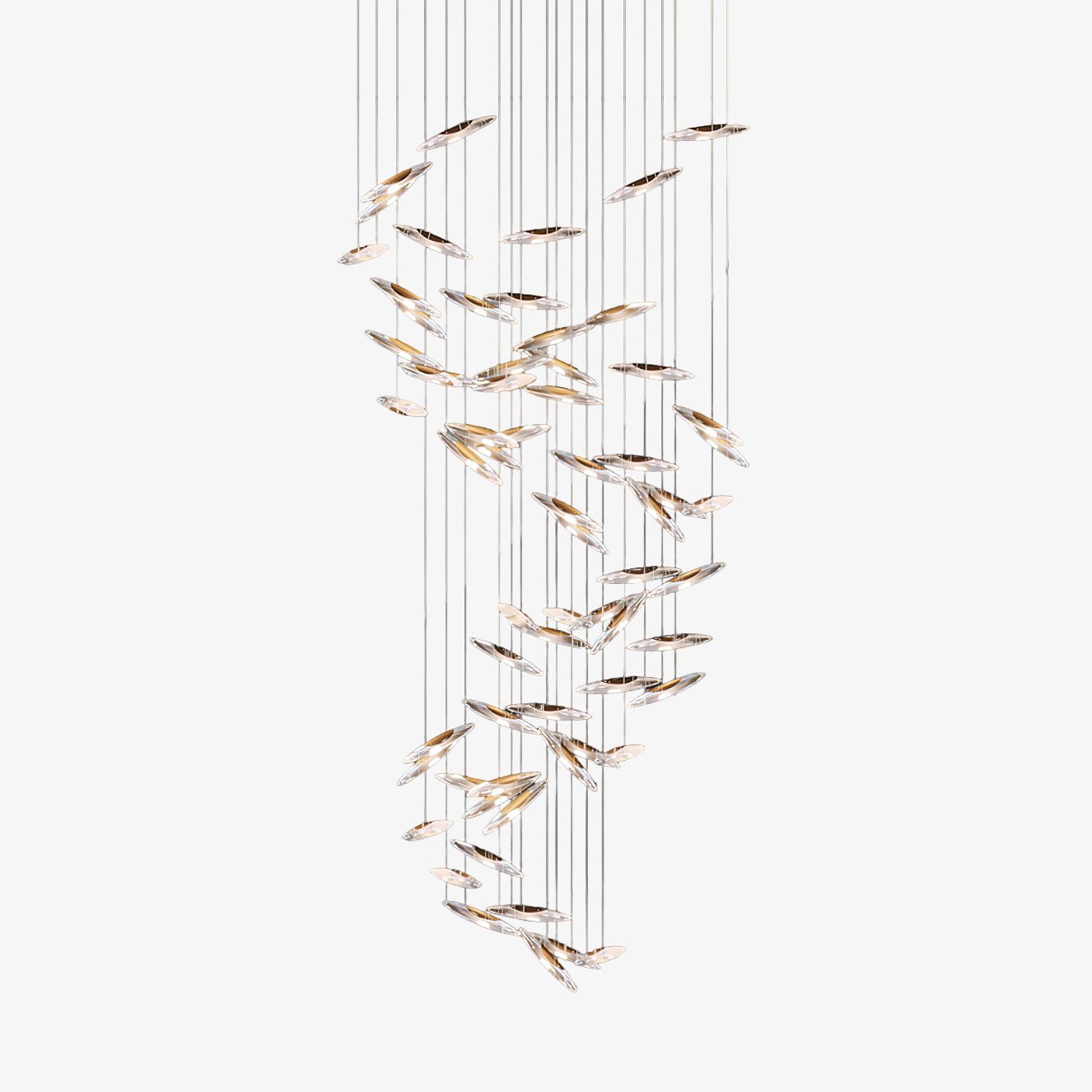 Elegant Moonlight Whispers Chandelier with Adjustable Brightness & Cry
