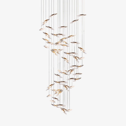 Elegant Moonlight Whispers Chandelier with Adjustable Brightness & Cry