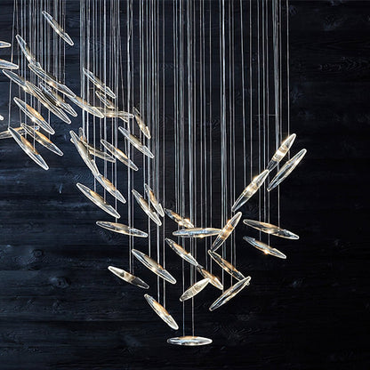 Elegant Moonlight Whispers Chandelier with Adjustable Brightness & Cry