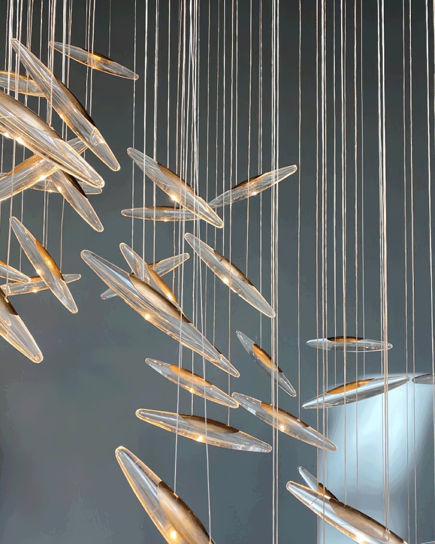 Elegant Moonlight Whispers Chandelier with Adjustable Brightness & Cry