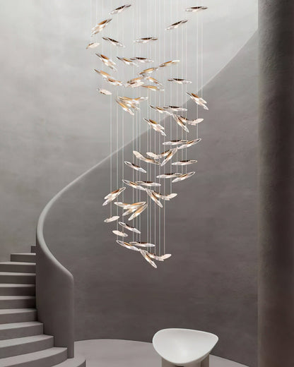Elegant Moonlight Whispers Chandelier with Adjustable Brightness & Cry