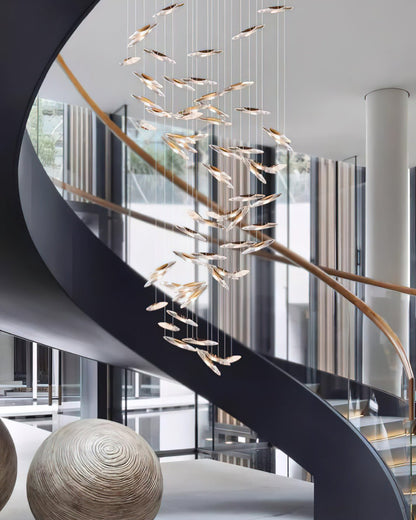Elegant Moonlight Whispers Chandelier with Adjustable Brightness & Cry