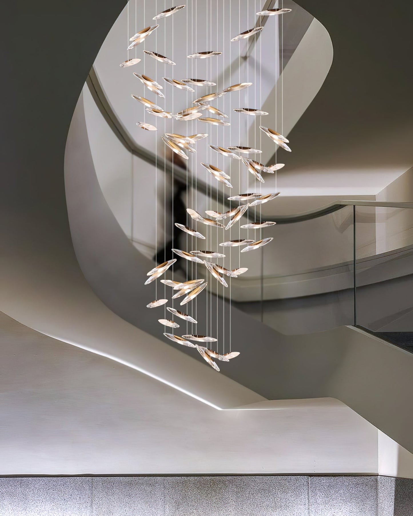 Elegant Moonlight Whispers Chandelier with Adjustable Brightness & Cry