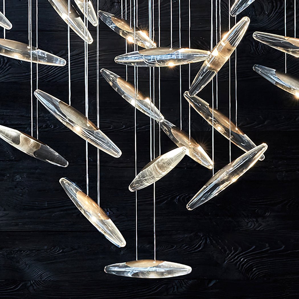 Elegant Moonlight Whispers Chandelier with Adjustable Brightness & Cry