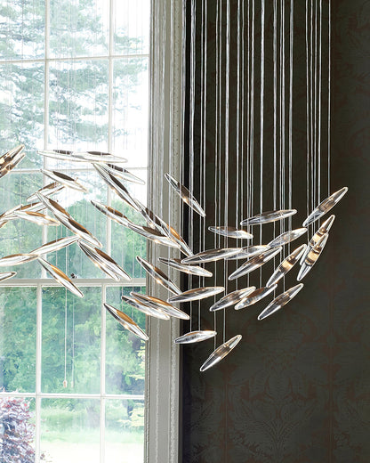 Elegant Moonlight Whispers Chandelier with Adjustable Brightness & Cry