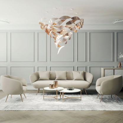 Elegant Bennett Chandelier - Modern Design with Adjustable Height & LE
