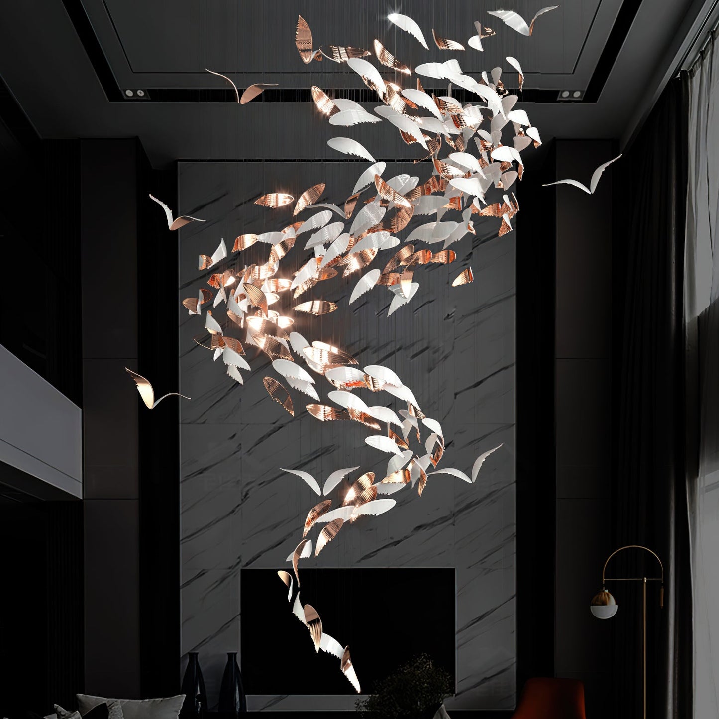 Elegant Bennett Chandelier - Modern Design with Adjustable Height & LE