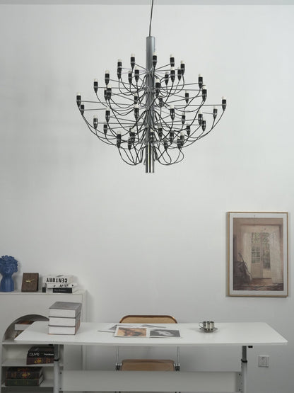 Elegant Tiered Branch Chandelier - Adjustable Height, LED Compatible