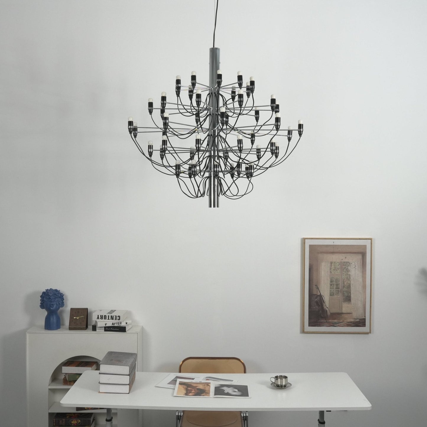 Elegant Tiered Branch Chandelier - Adjustable Height, LED Compatible
