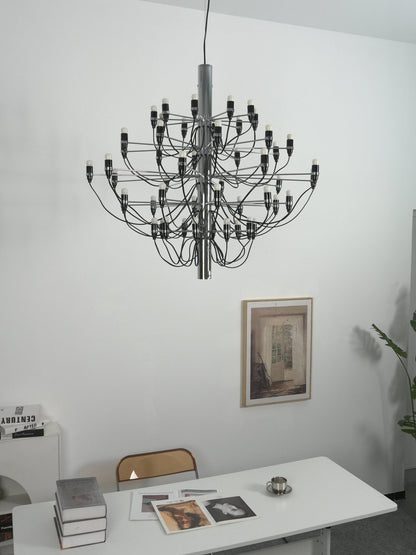 Elegant Tiered Branch Chandelier - Adjustable Height, LED Compatible