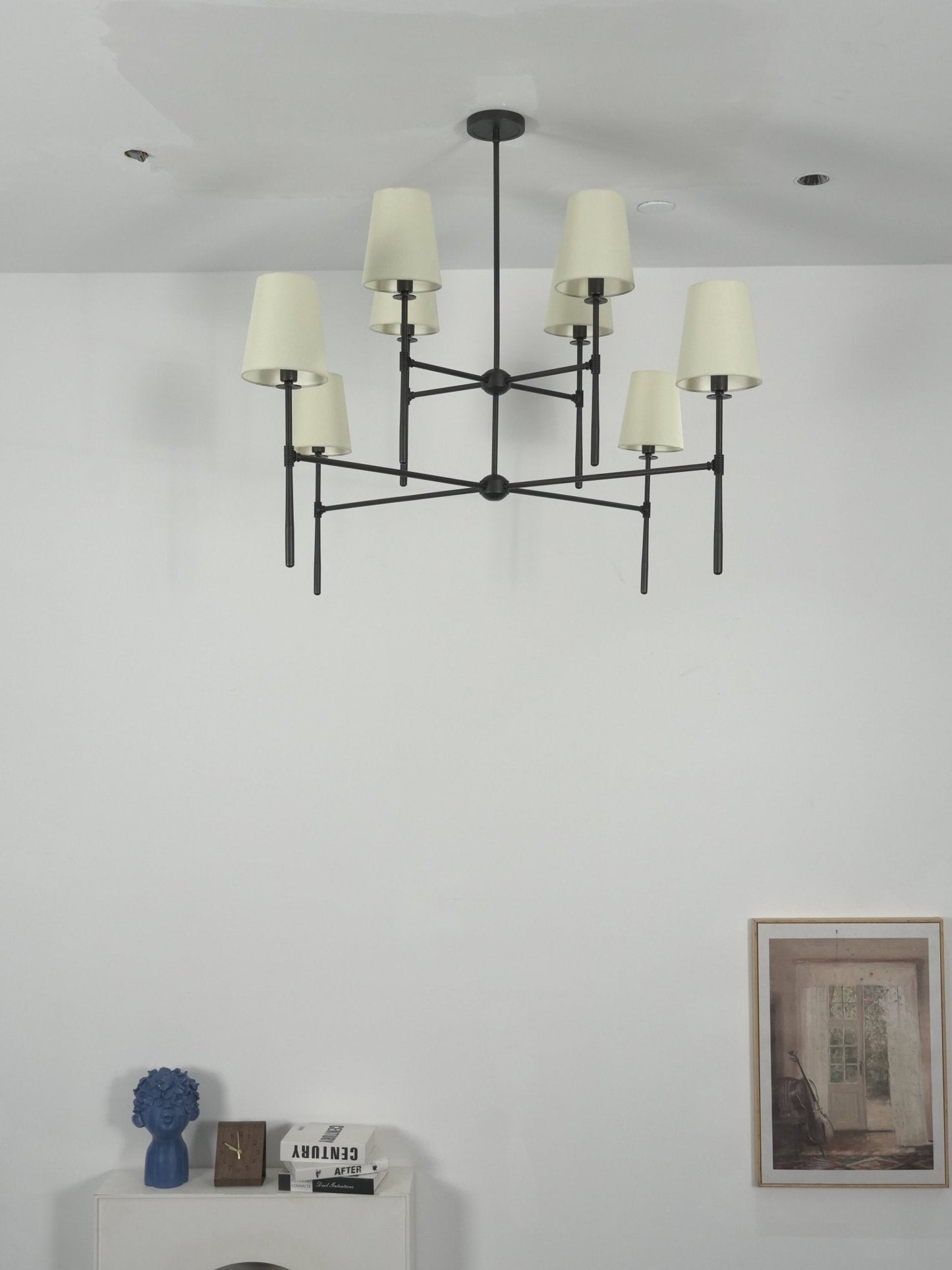Modern Axial Chandelier - Adjustable Brightness & Elegant Design