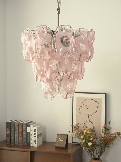 Frostelle Modern Glass Chandelier - Elegant Design, Adjustable Height