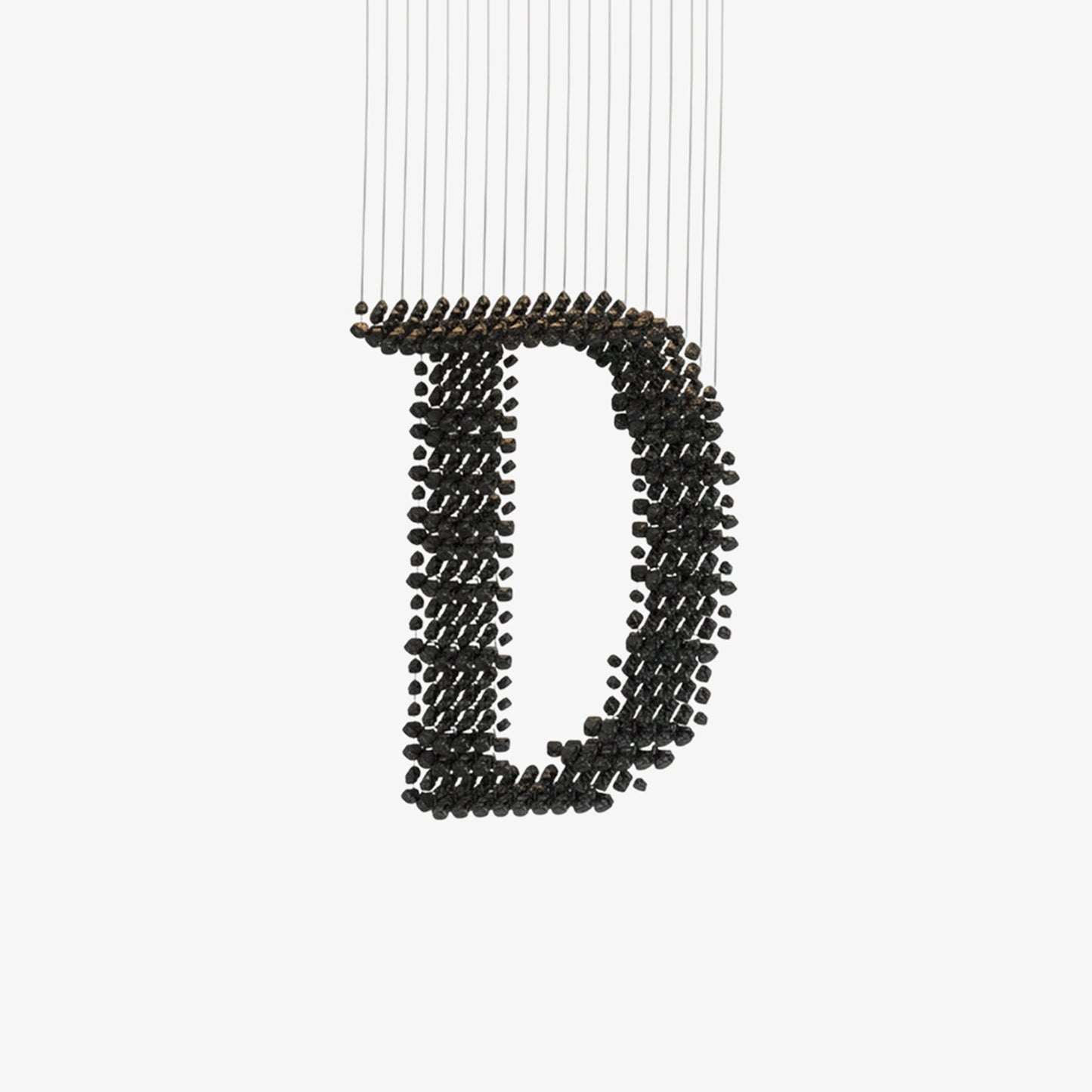 Charcoal Chandeliers D - Elegant Design with Adjustable Height & LED L