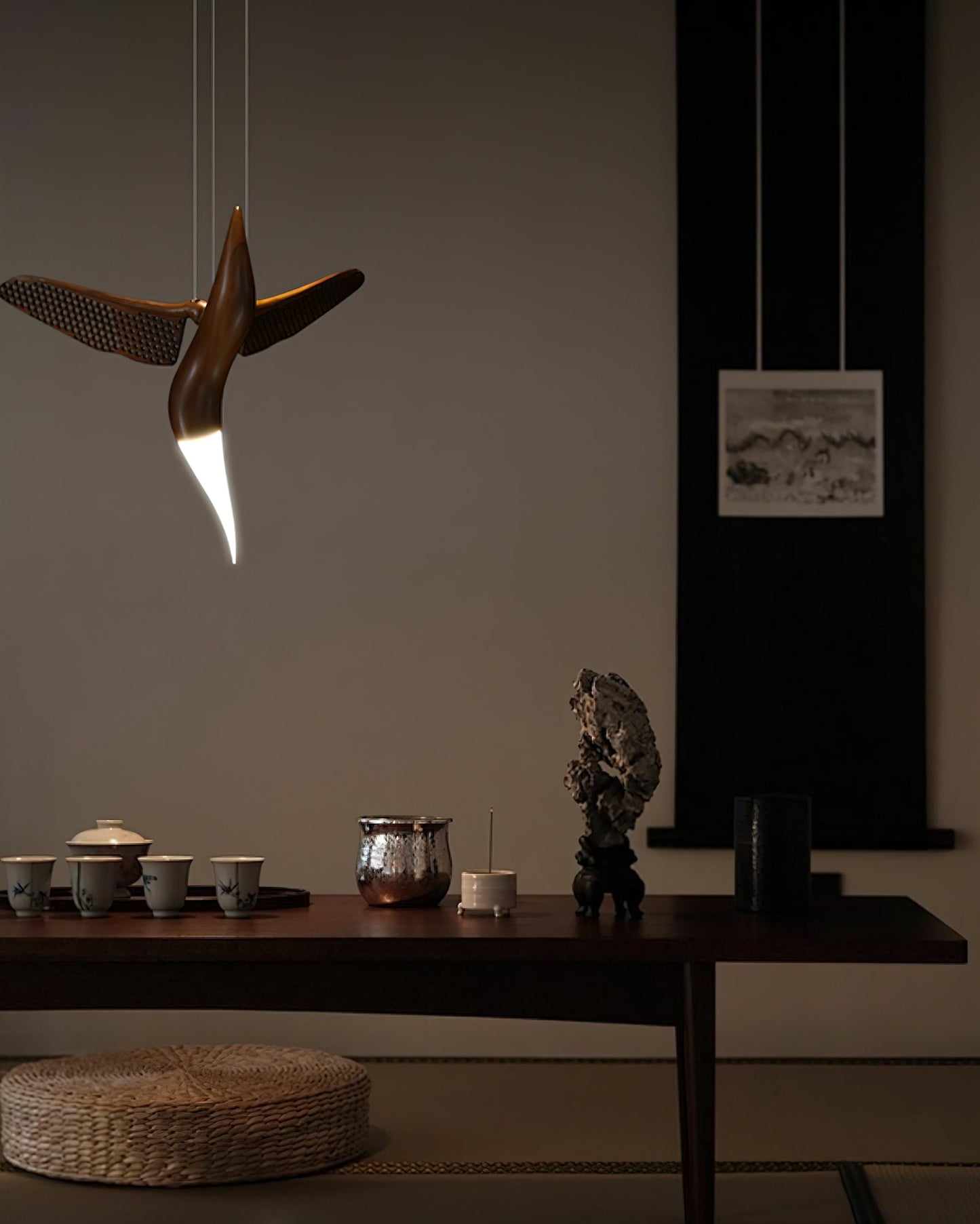 Elegant Dancer Chandelier - Crystal Accents & Adjustable Height