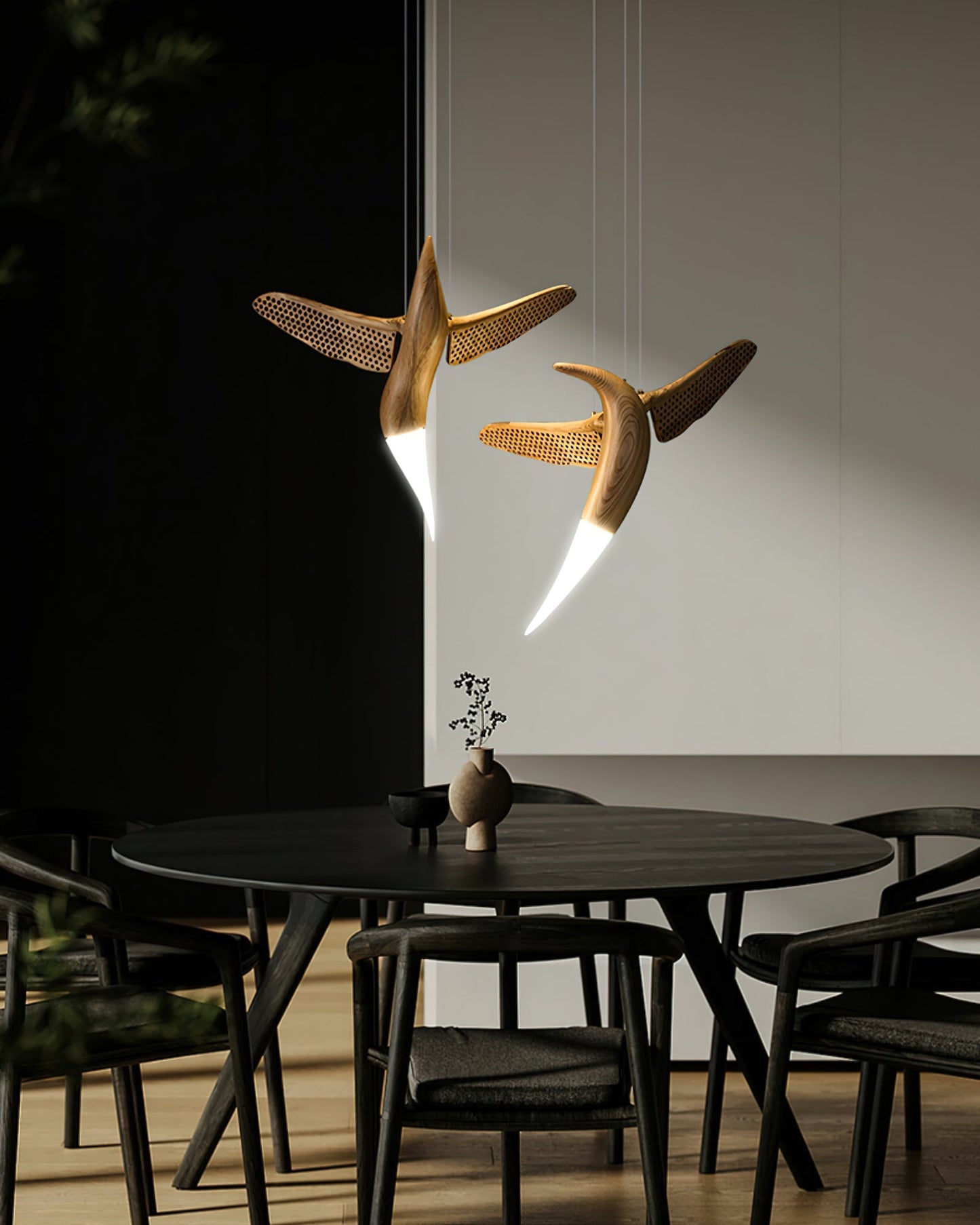 Elegant Dancer Chandelier - Crystal Accents & Adjustable Height