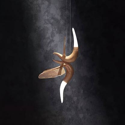 Elegant Dancer Chandelier - Crystal Accents & Adjustable Height