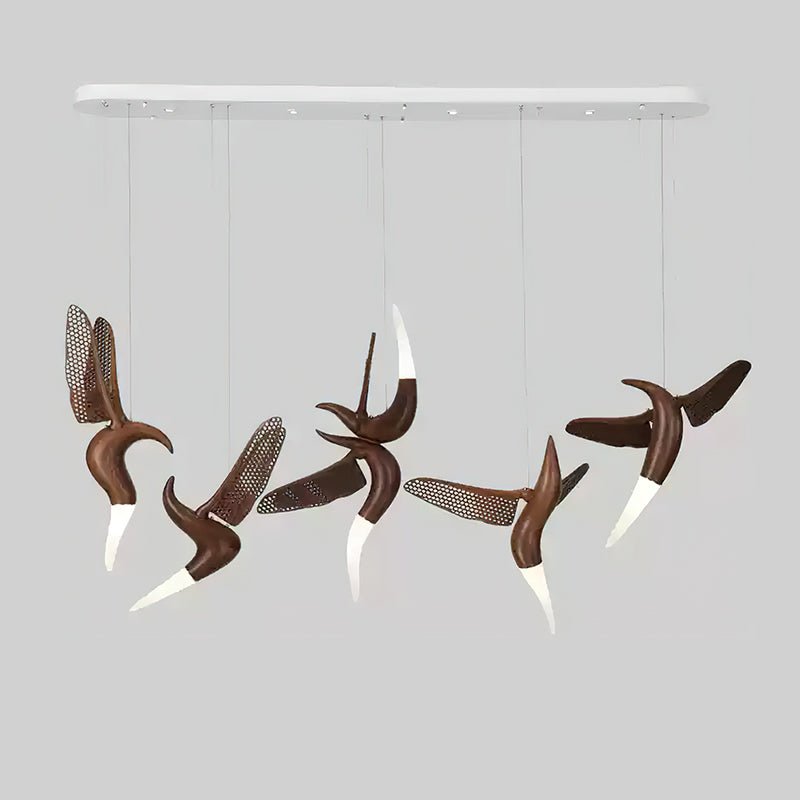 Elegant Dancer Chandelier - Crystal Accents & Adjustable Height