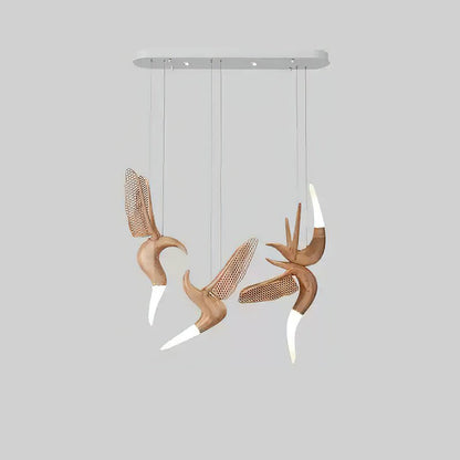 Elegant Dancer Chandelier - Crystal Accents & Adjustable Height
